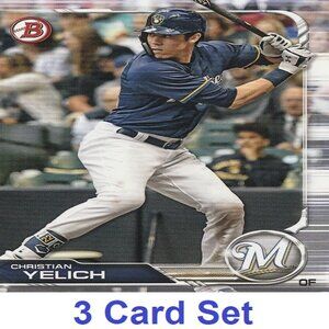 Christian Yelich Baseball Card Collection